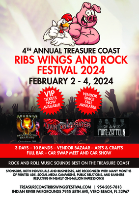 Sponsorships Available Now - Treasure Coast Ribs Wings  Fest