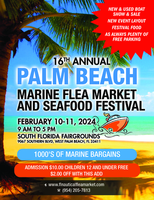 Vendors Wanted 16th Annual Palm Beach Marine Flea Market And Se